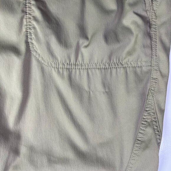 The North Face Size L Tan Aphrodite Motion Capri Pants Pull-On Cropped - Picture 4 of 8